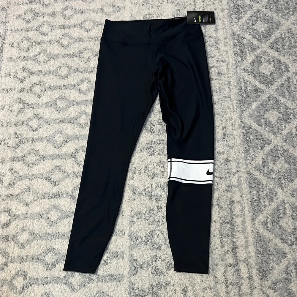 Nike Black and White Leggings